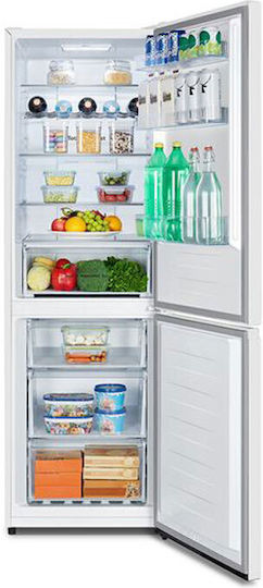 Hisense Combină frigorifică 304lt Total NoFrost Î186xL59.5xA59cm. Alb RB395N4BWE