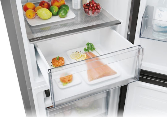 Candy Fridge-Freezer 279lt NoFrost H182.5xW54.5xD60.2cm Inox CNCQ2T518EX