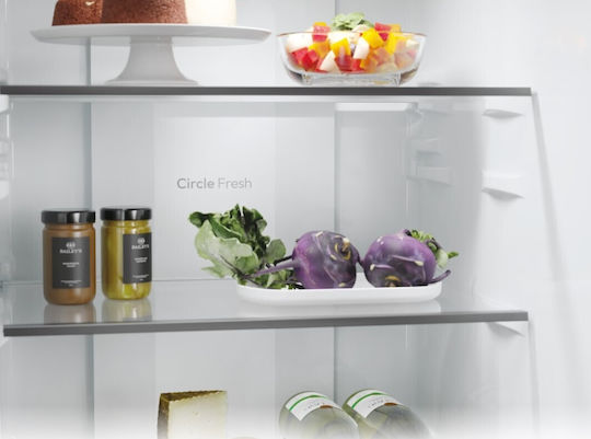 Candy Fridge-Freezer 279lt NoFrost H182.5xW54.5xD60.2cm Inox CNCQ2T518EX
