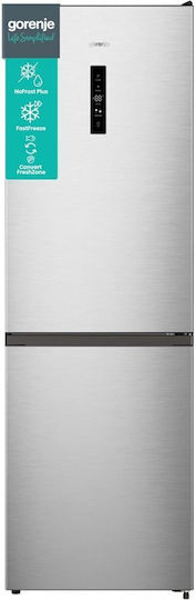 Gorenje 304лт NoFrost В186xШ59xД59.5см. Inox N619EAXL4