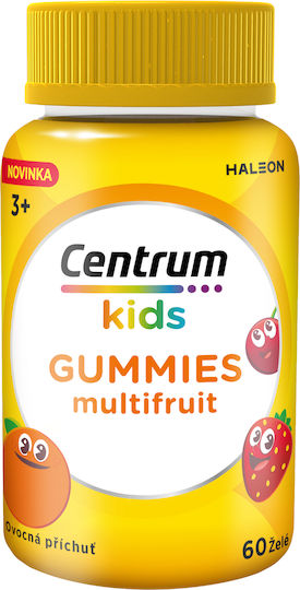 Centrum Kids Gummies Multivitamin for Supporting the Healthy Development of Children for Immune System Boost Multifruit 60 jelly beans