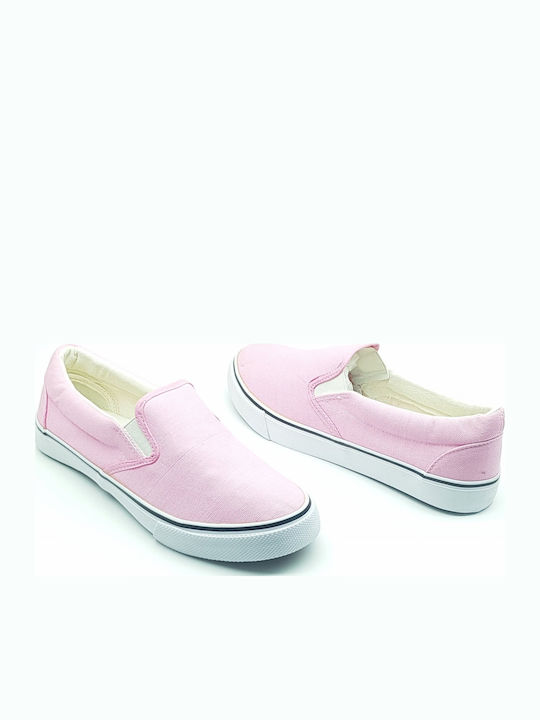 Women's Canvas Slip-Ons Pink