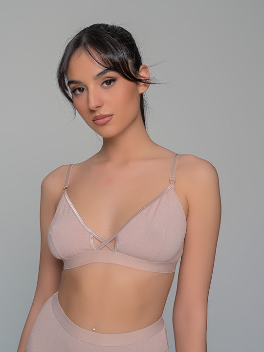 Bralette Lycra Bej Milenabyparis 183648