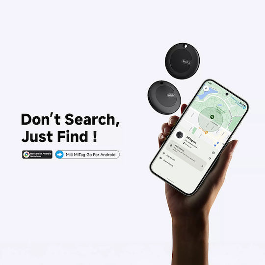 MiLi MiTag Apple Find My Μαύρο