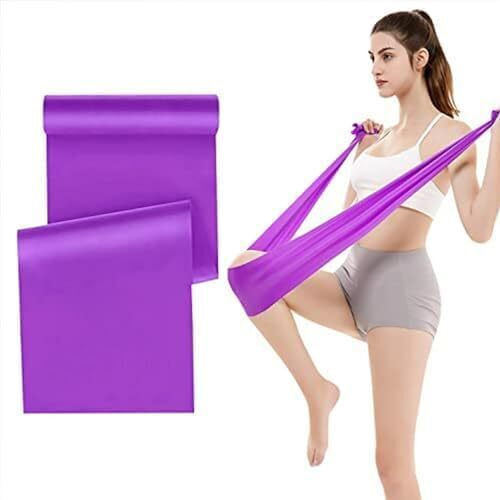 Λάστιχο Αντίστασης Γιόγκα Πιλάτες Yoga Pilates Resistance Band Purple