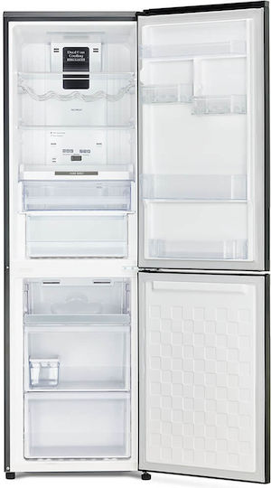 Hitachi Kühl-Gefrierkombination 330Es Total NoFrost H190xB59.5xT65cm. Schwarz R-BGX411PRU0 GBK