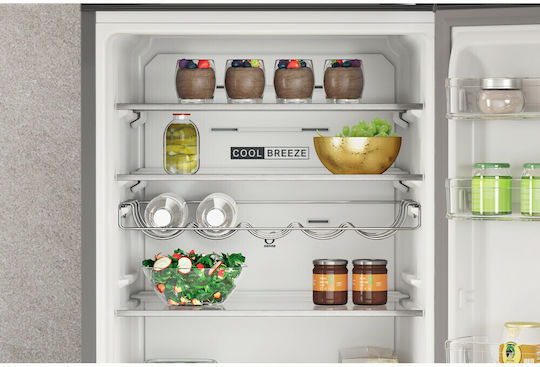 Whirlpool Ψυγειοκαταψύκτης 367lt Total NoFrost Υ202.7xΠ59.6xΒ67.8εκ. Inox W7X 92O OX