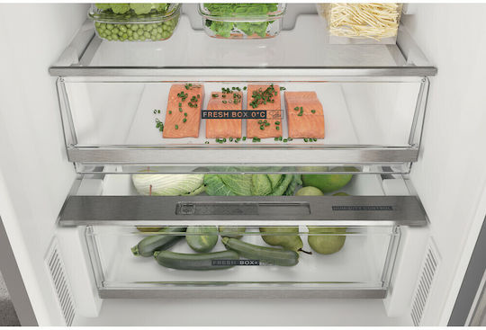 Whirlpool Ψυγειοκαταψύκτης 367lt Total NoFrost Υ202.7xΠ59.6xΒ67.8εκ. Inox W7X 92O OX