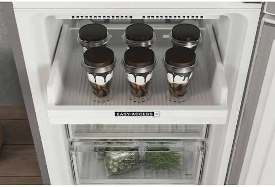 Whirlpool Ψυγειοκαταψύκτης 367lt Total NoFrost Υ202.7xΠ59.6xΒ67.8εκ. Inox W7X 92O OX