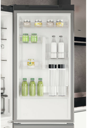 Whirlpool Ψυγειοκαταψύκτης 367lt Total NoFrost Υ202.7xΠ59.6xΒ67.8εκ. Inox W7X 92O OX