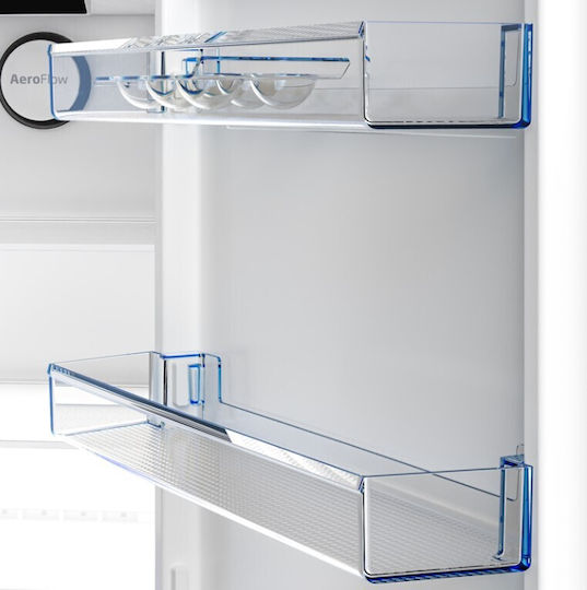 Beko Combină frigorifică 316lt NoFrost Î186.5xL59.5xA66.3cm. Inox B5RCNE365HXB