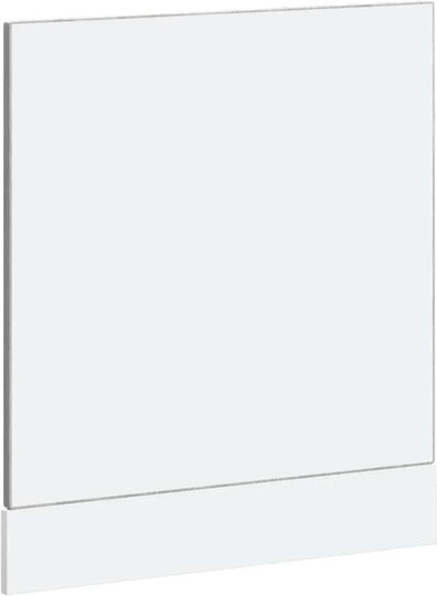 Vidaxl Dishwasher Panel Porto Gray Sonoma 60x1.5x67 cm