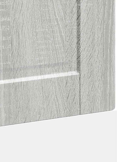 Vidaxl Dishwasher Panel Porto Gray Sonoma 60x1.5x67 cm