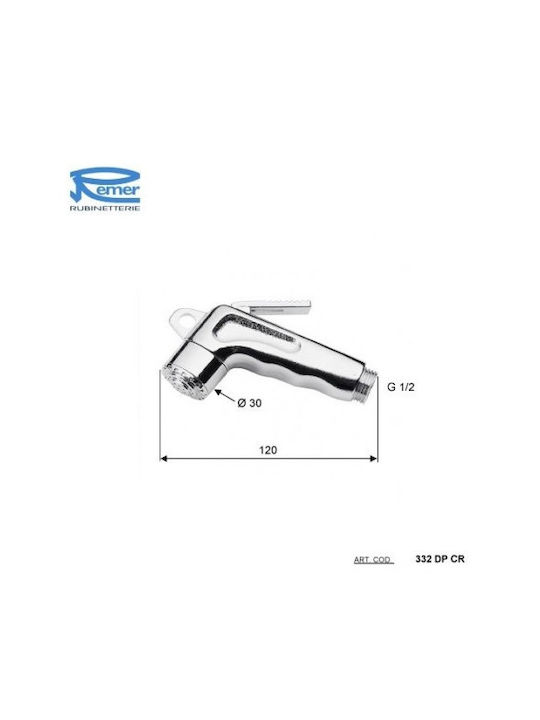 Remer 332DPCR Bidet Sprayer Chrome