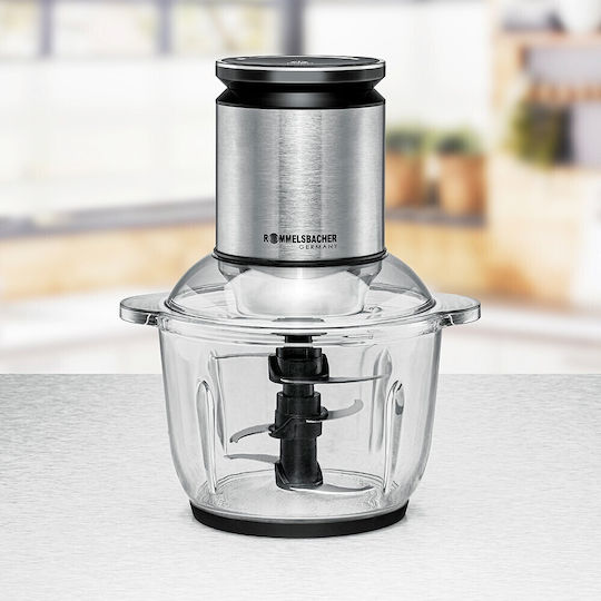 Rommelsbacher Миксер 800W с Контейнер 2.7л и Каната на Блендера Сребрист