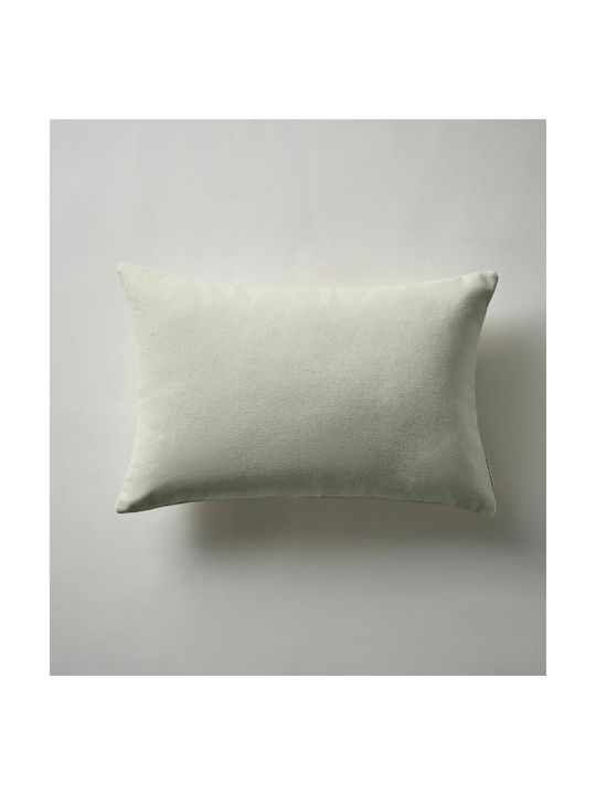 Gofis Home Decorative Pillow Case Everly From 100% Cotton Fresh Aqua 386 30x45cm