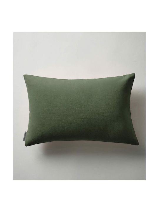 Gofis Home Decorative Pillow Case Everly 100% Cotton Mineral Green 386 30x45cm