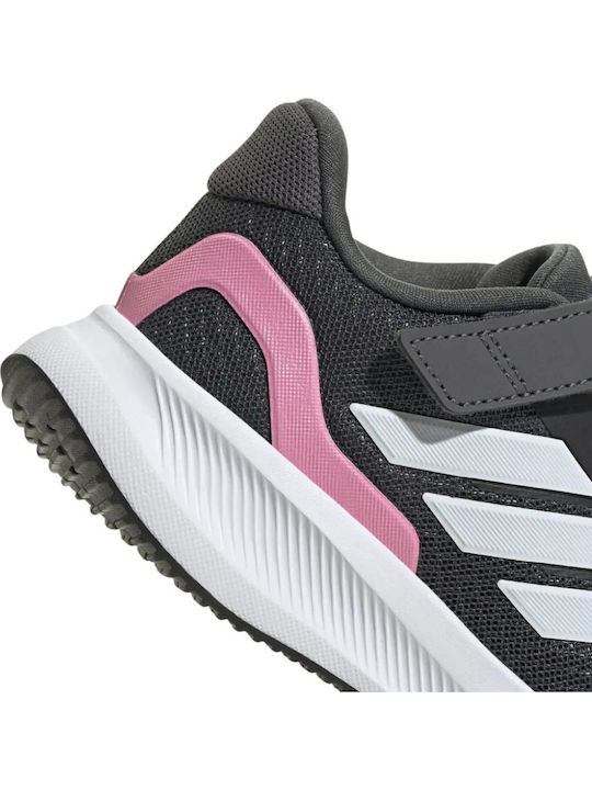 Runfalcon 5 El C Αθλητικά Παιδικά Παπούτσια Running με Σκρατς Γκρι