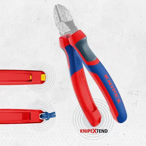 Knipex 00 63 06 TCR Hand Tool Set Set of 3 Connection Clips Tetheredtool & Colorcode 3pcs