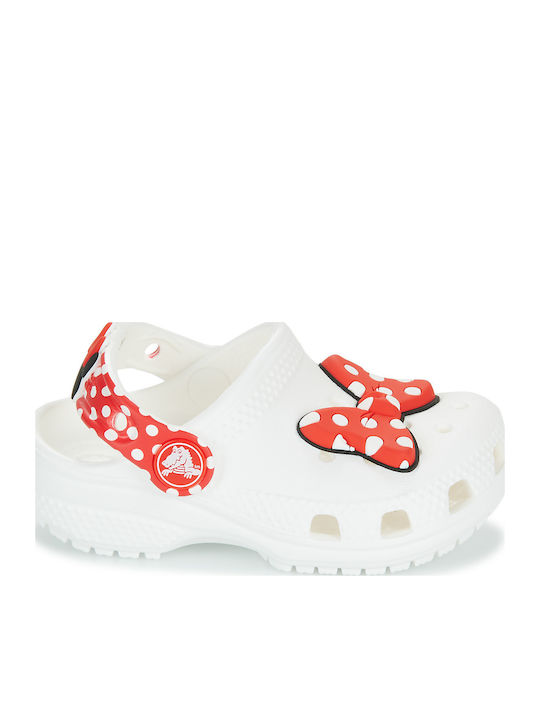 Classic Disney Minnie Mouse Children's Anatomical Beach Shoes White