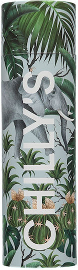 Chilly's Series Tropical Bottle Thermos Stainless Steel BPA Free 500ml Elephant