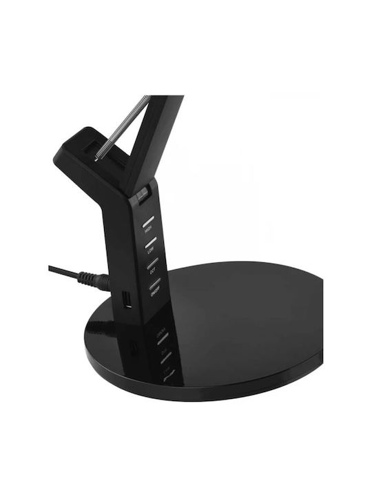Emos LED Schreibtischlampe in Schwarz Farbe