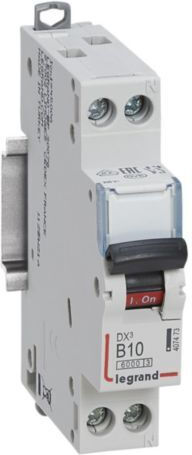 Legrand Automatic Circuit Breaker 10A Single-pole AC 407473