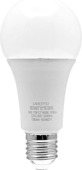 Geyer LED-Lampe 17W für Fassung E27 und Form A65 Kühles Weiß