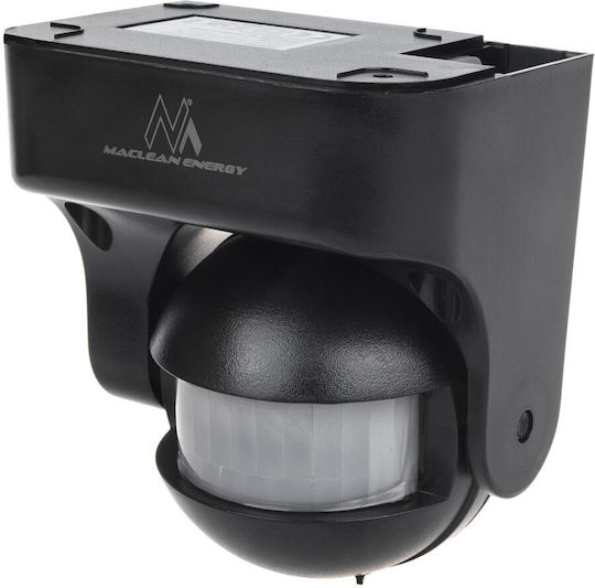 Maclean Energy Wired Infrared Motion Sensor 180° Detection Angle Scope 12m