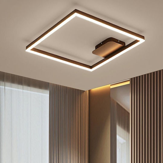 Led7 Carla-S Deckenleuchte 40cm Braun mit Fassung E27