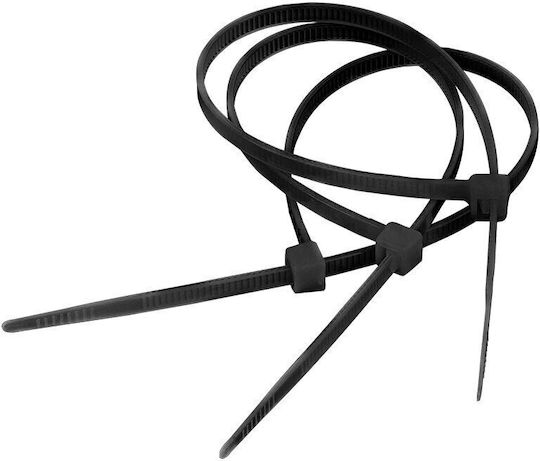 EM Group Cable Ties Plastic 160mm x 2.6mm in Black Colour (100 pcs) (BMN1625/5306)