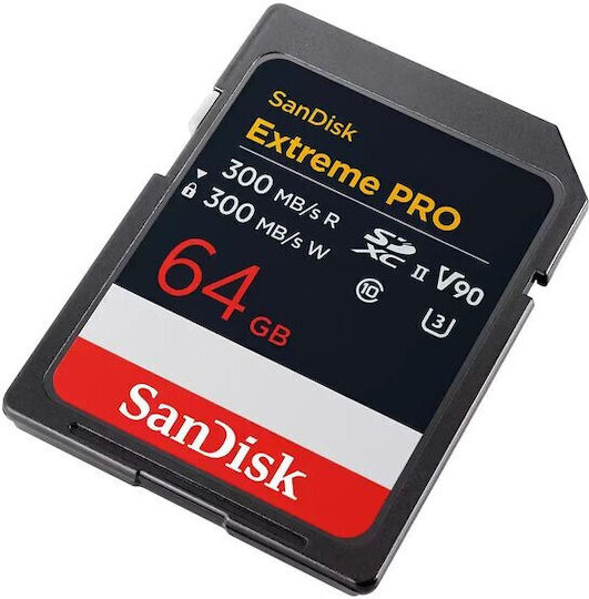 Sandisk SDXC 64GB U3 V90 UHS-II 300MB/s