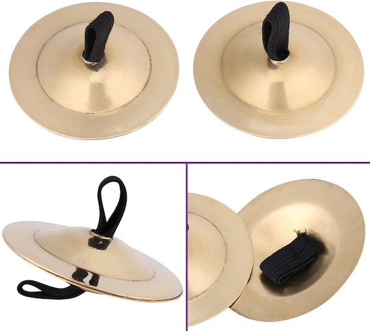 Finger Cymbals Set 2 Finger Cymbals Diameter 5.5cm