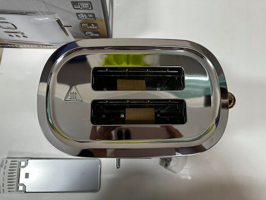 Muse Toaster 2 Slots 1000W Gray