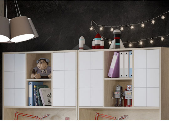 Türchen Cosy Regal Wandhalterung White