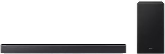 Samsung HW-B450F Soundbar 2.1 Bluetooth και HDMI με Ασύρματο Subwoofer και Τηλεχειριστήριο Μαύρο