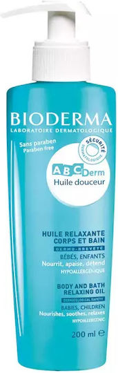 Bioderma ABCDerm Body & Bath Relaxing Масло за Хидратация 200мл