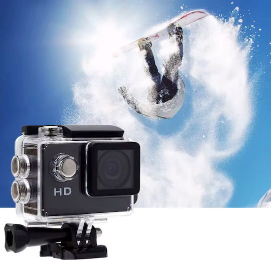 A8 Action Camera Full HD (1080p) με Οθόνη 2" Μαύρη