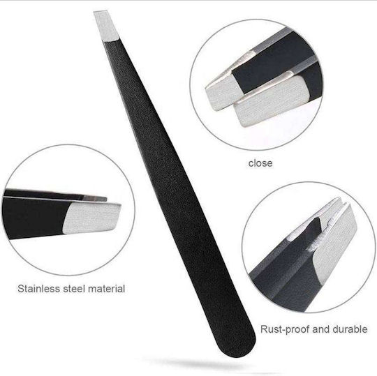 Yarong Make-up Zubehör Pflegeset Für Augenbrauen 5 Stück Schwarz