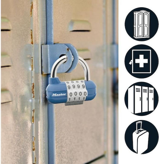 Master Lock Lăcăt Potcoavă Combinație 64mm Gray 1buc