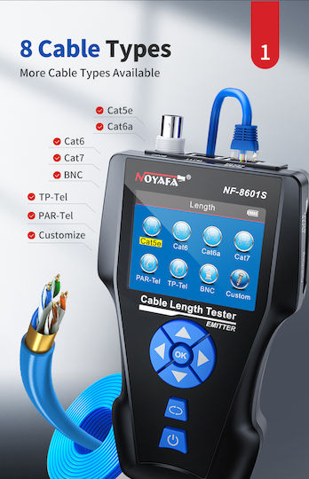 XtendLan Tester Καλωδίων Δικτύου USB / BNC Ψηφιακό