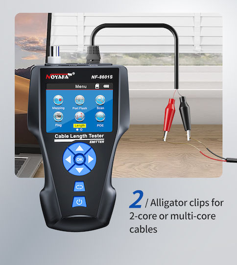 XtendLan Tester Καλωδίων Δικτύου USB / BNC Ψηφιακό