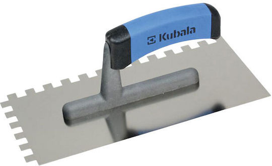 Kubala Σπάτουλα Inox Οδοντωτή 270x130mm με Πλαστική Λαβή 0261