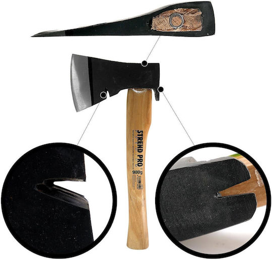 Strend Pro Premium Axe Claw Hammer Nail Puller Blade Weight 0.9kg Length 380mm