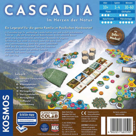 Επιτραπέζιο Παιχνίδι Cascadia για 1-4 Παίκτες 10+ Ετών (EN) Kosmos