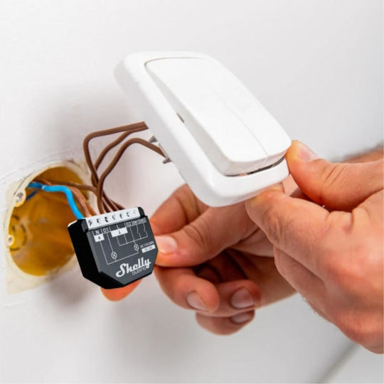 Shelly Wave 2PM Intelligenter Schalter Dimmer 2 Kanäle Wi-Fi Z-Wave & RF 16A 2 Stück