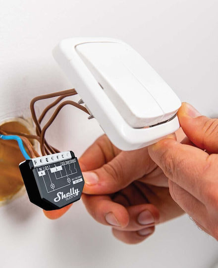 Shelly Wave 2PM Intelligenter Schalter Dimmer 2 Kanäle Wi-Fi Z-Wave & RF 16A 2 Stück