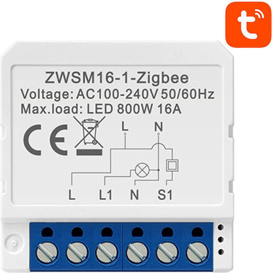 Avatto ZWSM16-W1 Интелигентен Превключвател 1 Канал ZigBee 16A
