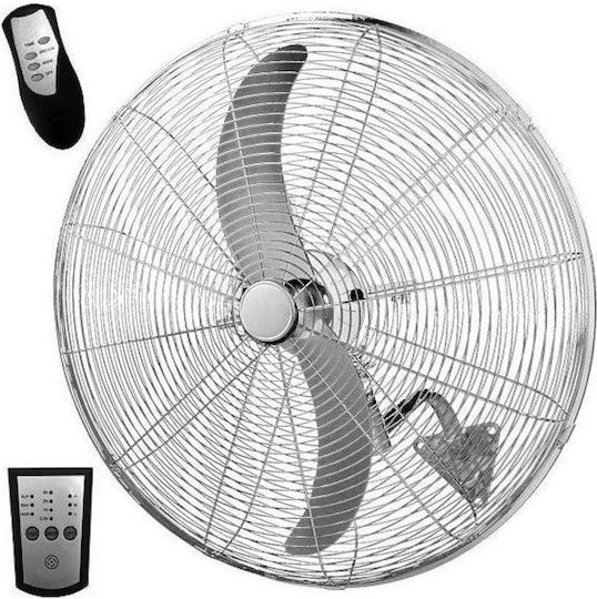 Eurolamp 147-29043 Ventilator industrial Montat pe perete 180W cu diametrul de 71cm cu control la distanță