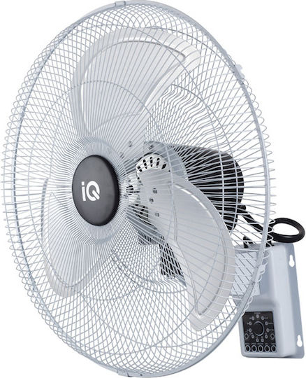 IQ MWF-18R Commercial Round Fan with Remote Control 100W 45cm with Remote Control Silver MWF-18R